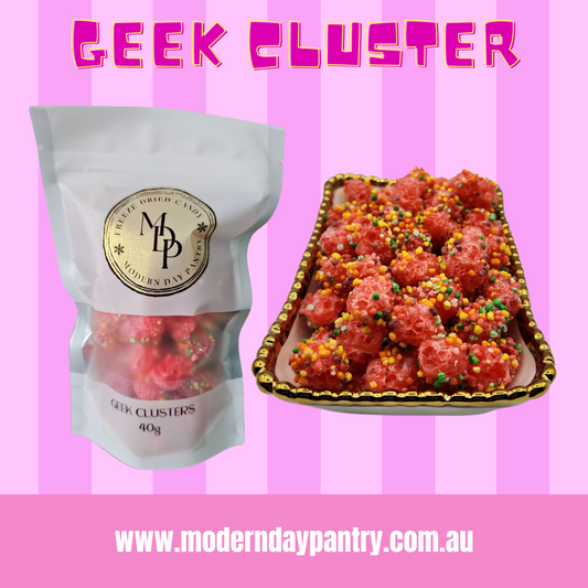 FREEZE DRIED GEEK CLUSTERS - 40G