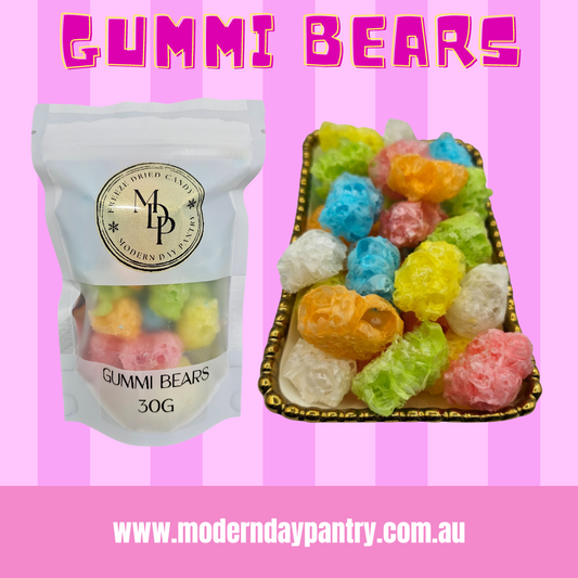 FREEZE DRIED GUMMI BEARS - 30G