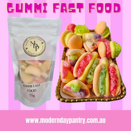 FREEZE DRIED GUMMI FAST FOOD - 55G