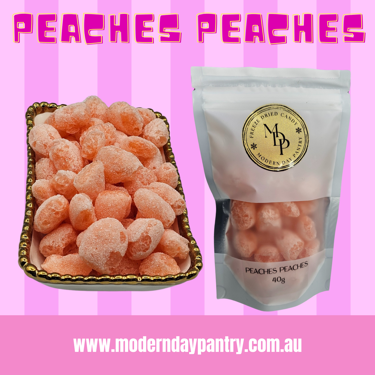 FREEZE DRIED PEACHES PEACHES - 40G