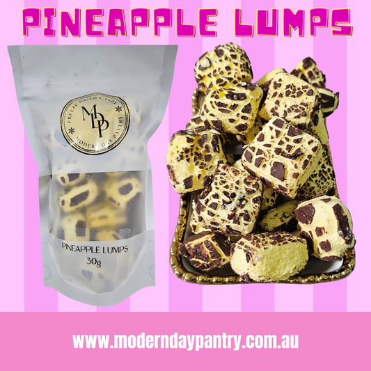 FREEZE DRIED PINEAPPLE LUMPS - 30G