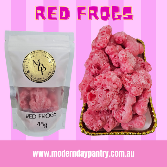 FREEZE DRIED RED FROGS - 45G