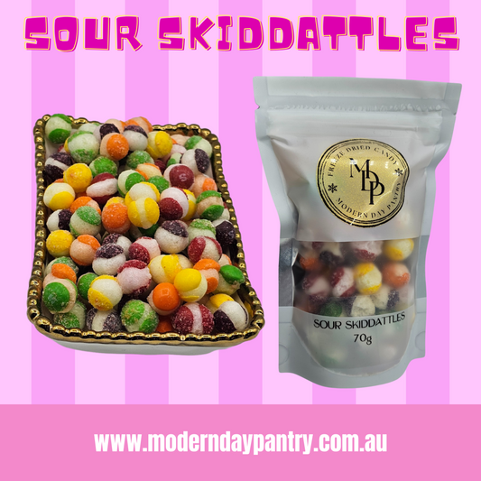 FREEZE DRIED SOUR SKIDDATTLES - 70G