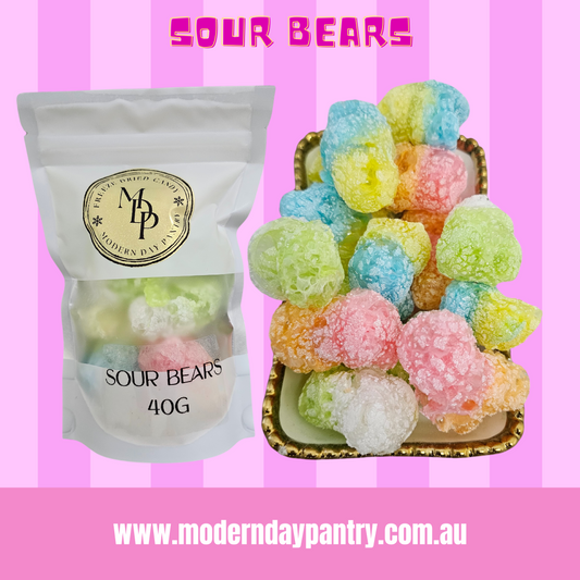 FREEZE DRIED SOUR BEARS - 40G