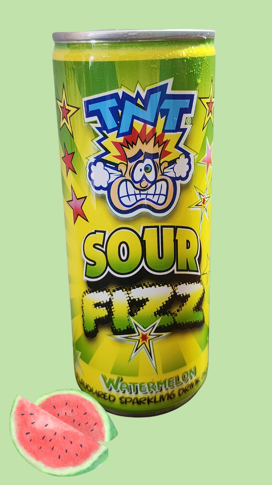 TNT SOUR FIZZ DRINK - WATERMELON 250ml