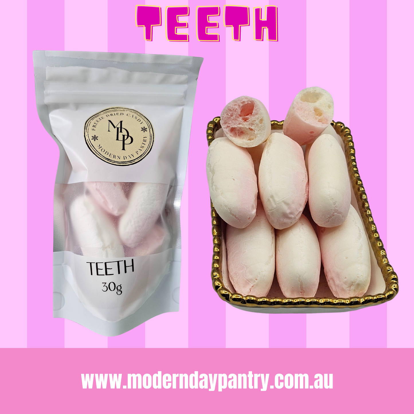 FREEZE DRIED TEETH - 30G